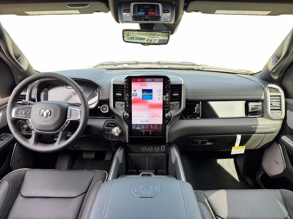 2026 Ivory White Tri-Coat Pearlcoat Ram 1500 Laramie 4X4 Truck