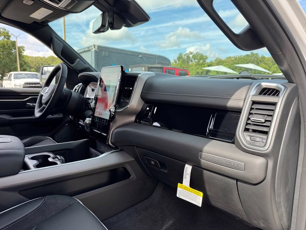 2026 Ivory White Tri-Coat Pearlcoat Ram 1500 Laramie 4X4 Truck