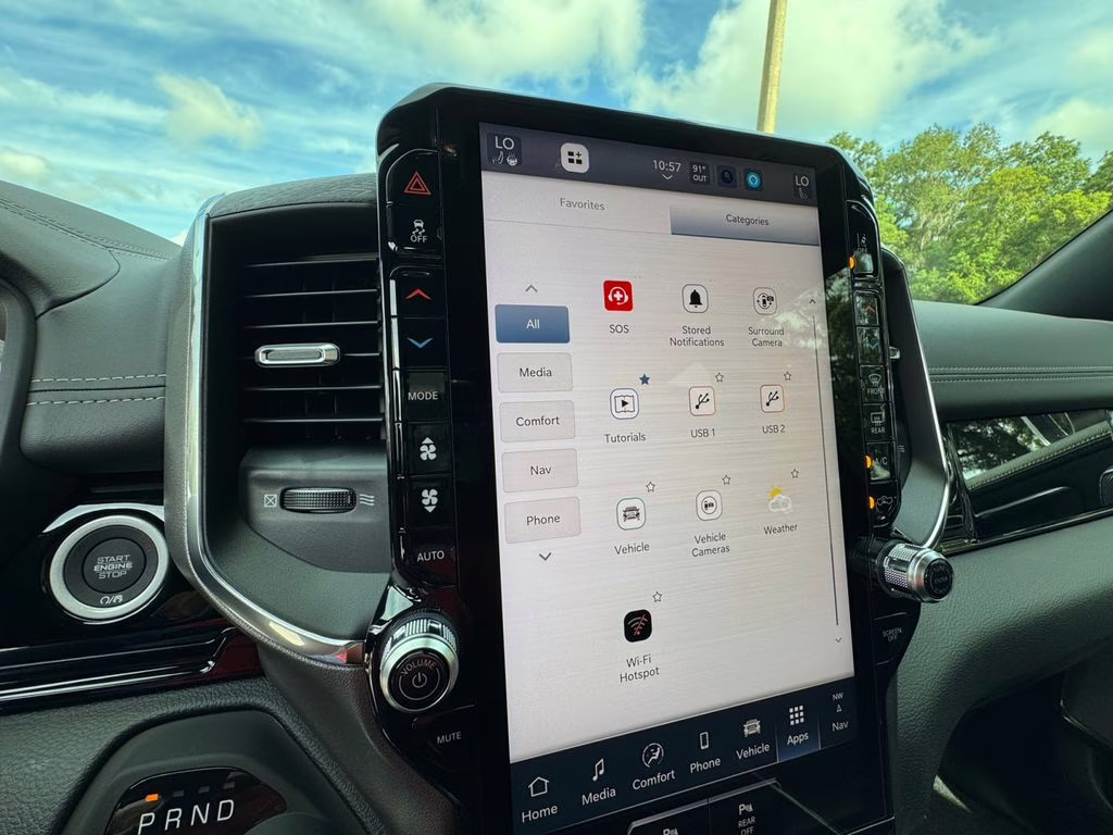 2026 Ivory White Tri-Coat Pearlcoat Ram 1500 Laramie 4X4 Truck