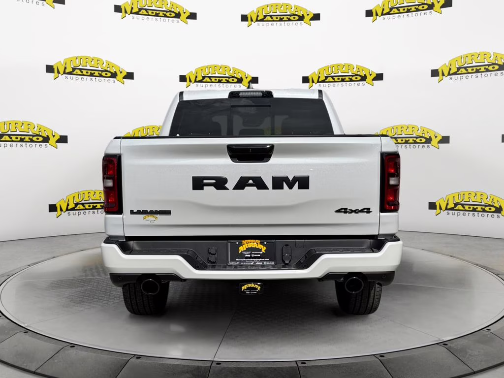 2026 Ivory White Tri-Coat Pearlcoat Ram 1500 Laramie 4X4 Truck