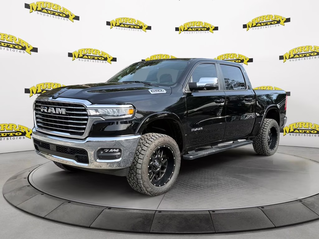 2026 Diamond Black Crystal Pearlcoat Ram 1500 Laramie 4X4 Truck