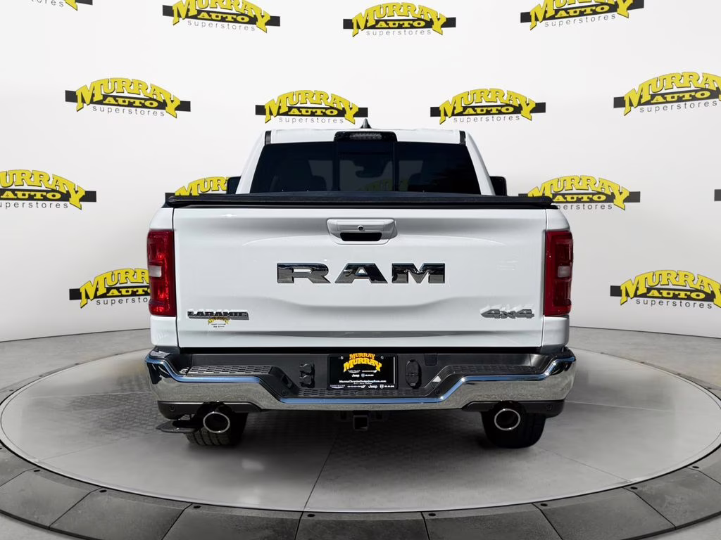 2026 Bright White Clearcoat Ram 1500 Laramie 4X4 Truck