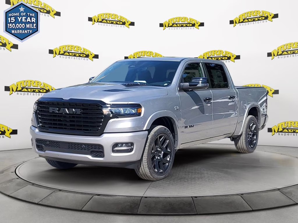 2026 Billet Silver Metallic Clearcoat Ram 1500 Laramie 4X4 Truck