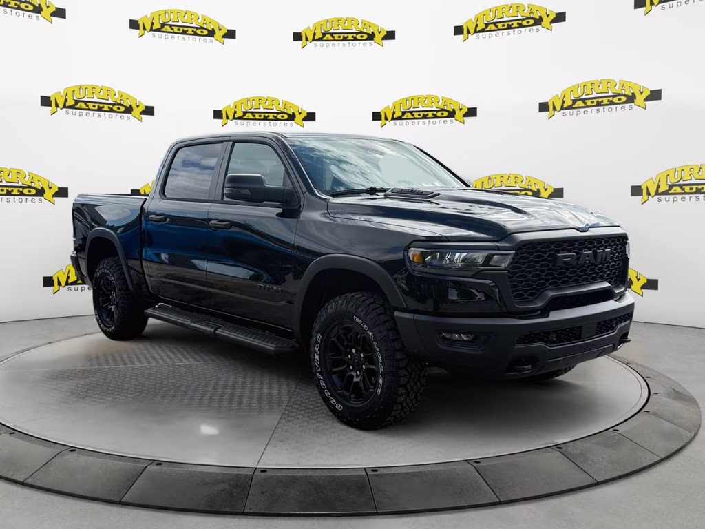 2026 Diamond Black Crystal Pearlcoat Ram 1500 Rebel 4X4 Truck