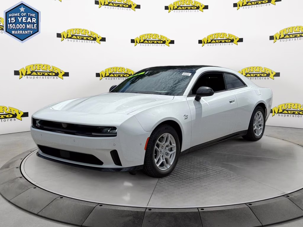 2025 Bright White Clearcoat Dodge Charger R/T AWD Coupe