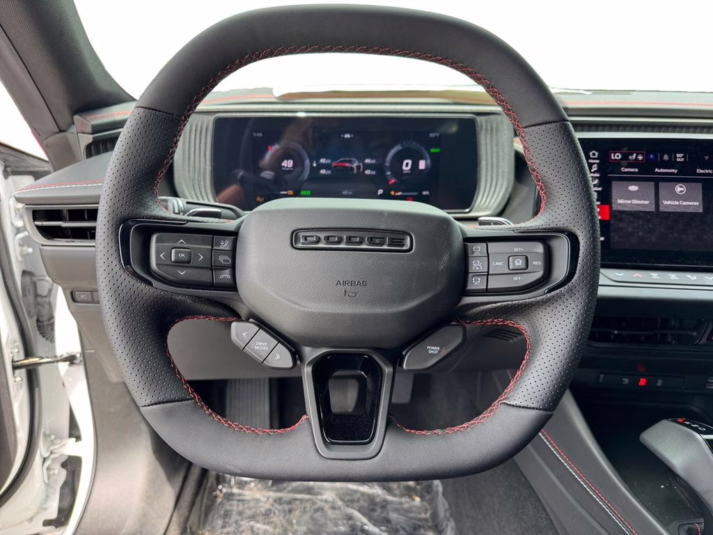 2025 Bright White Clearcoat Dodge Charger R/T AWD Coupe