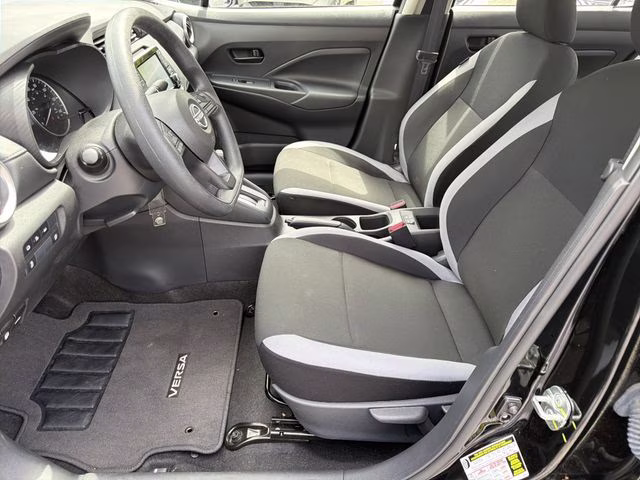 2025 Super Black Metallic Nissan Versa 1.6 S FWD Sedan
