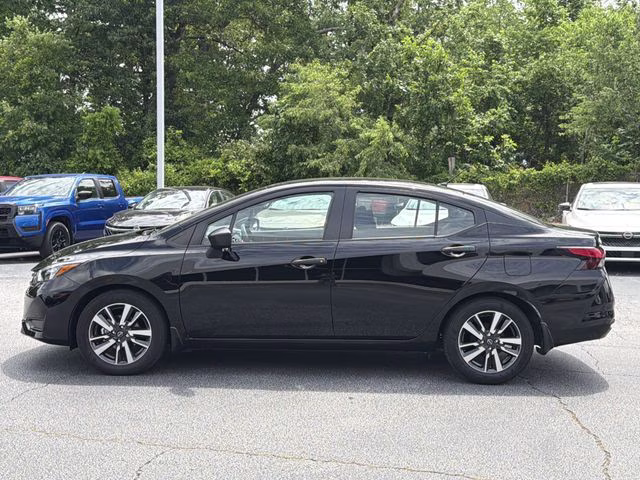 2025 Super Black Metallic Nissan Versa 1.6 S FWD Sedan