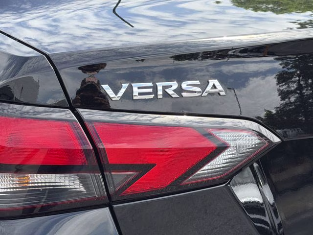 2025 Super Black Metallic Nissan Versa 1.6 S FWD Sedan