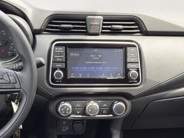 2025 Super Black Metallic Nissan Versa 1.6 S FWD Sedan