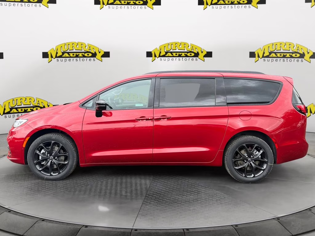 2026 Red Hot Pearlcoat Chrysler Pacifica Select AWD Van