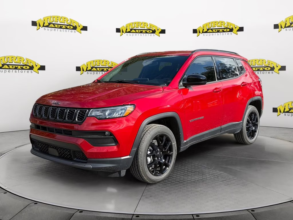 2026 Red Hot Pearlcoat Jeep Compass Latitude 4X4 SUV