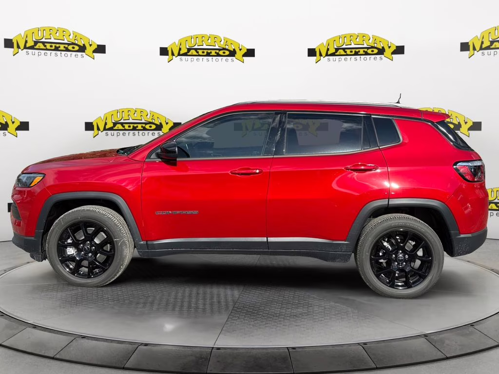2026 Red Hot Pearlcoat Jeep Compass Latitude 4X4 SUV