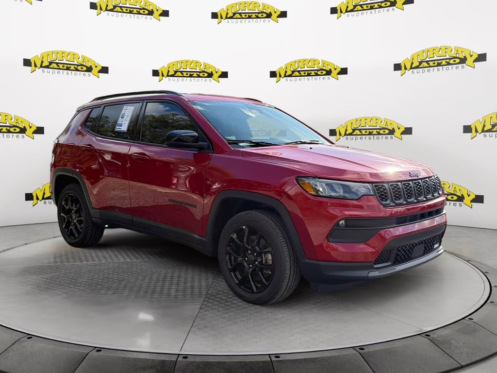 2026 Red Hot Pearlcoat Jeep Compass Latitude 4X4 SUV
