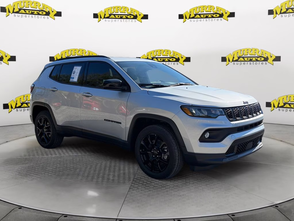 2026 Silver Zynith Metallic Clearcoat Jeep Compass Latitude 4X4 SUV
