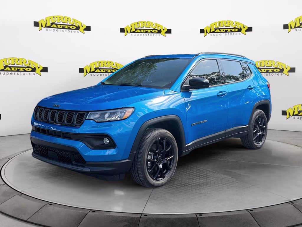 2025 Hydro Blue Pearlcoat Jeep Compass Latitude 4X4 SUV