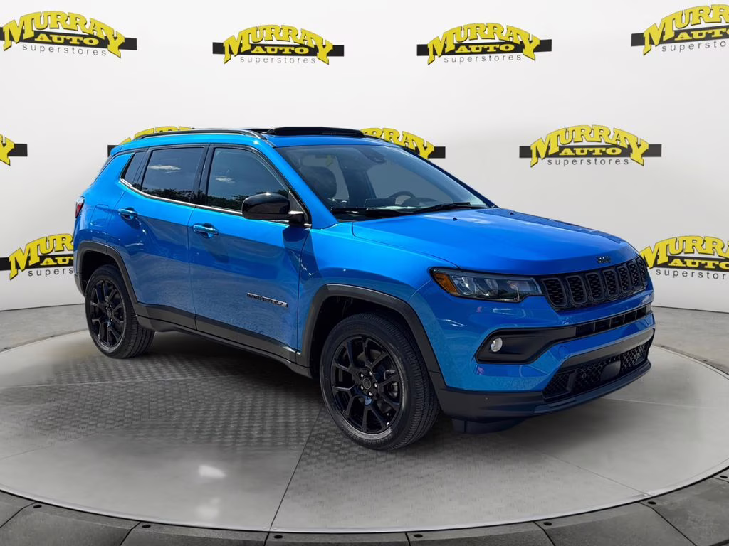 2025 Hydro Blue Pearlcoat Jeep Compass Latitude 4X4 SUV