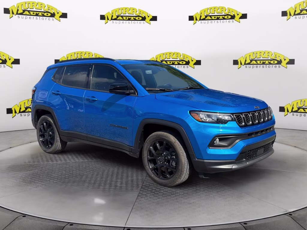 2025 Hydro Blue Pearlcoat Jeep Compass Latitude 4X4 SUV