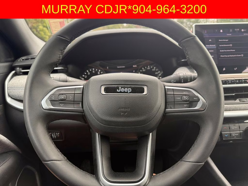 2024 Bright White Clearcoat Jeep Compass Latitude 4X4 SUV