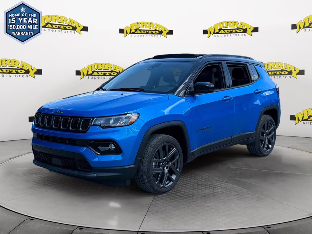 2025 Hydro Blue Pearlcoat Jeep Compass Limited 4X4 SUV