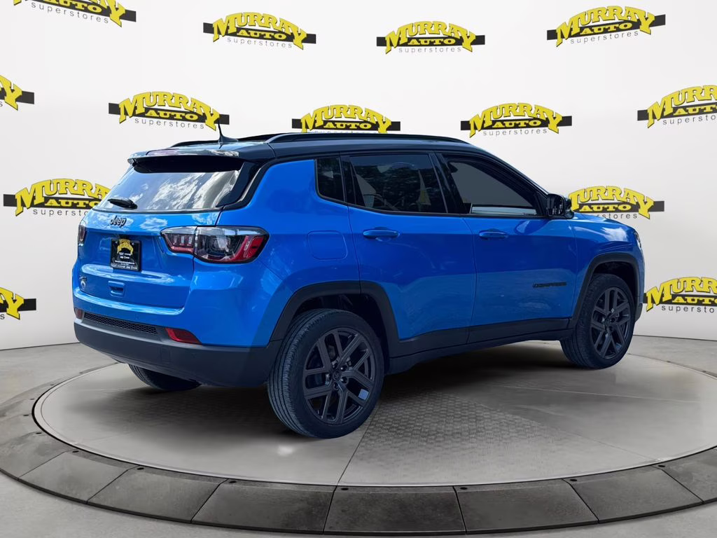 2025 Hydro Blue Pearlcoat Jeep Compass Limited 4X4 SUV