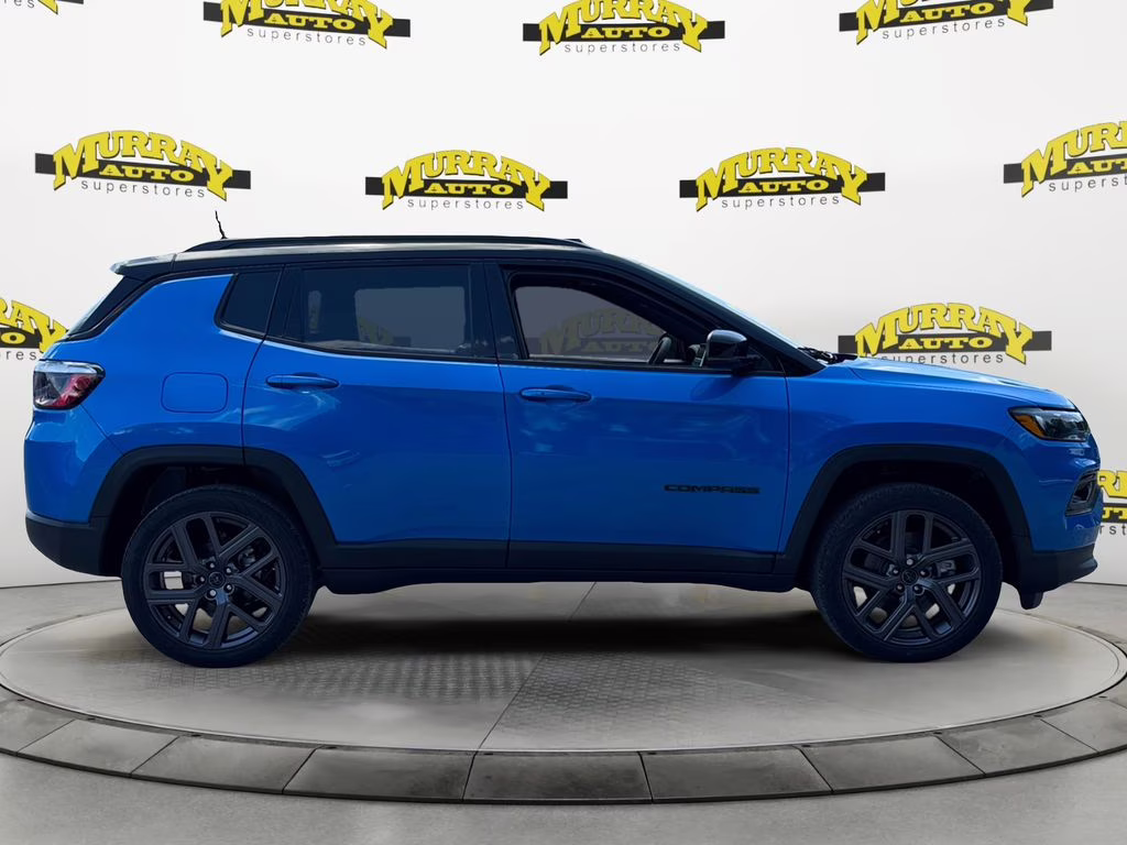 2025 Hydro Blue Pearlcoat Jeep Compass Limited 4X4 SUV