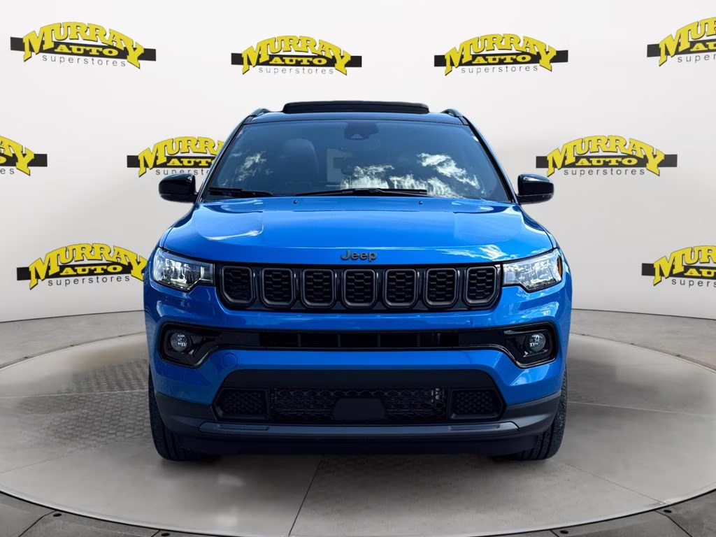 2025 Hydro Blue Pearlcoat Jeep Compass Limited 4X4 SUV