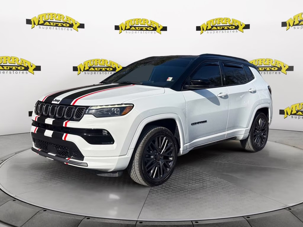 2023 Bright White Clearcoat Jeep Compass High Altitude 4X4 SUV