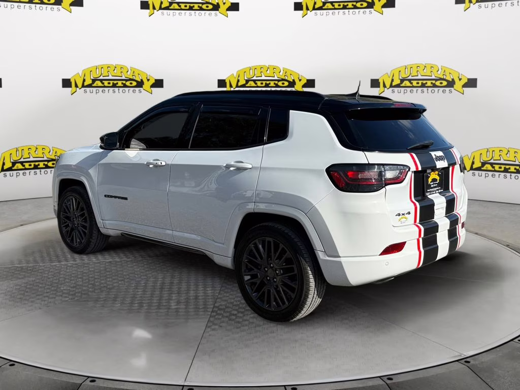 2023 Bright White Clearcoat Jeep Compass High Altitude 4X4 SUV