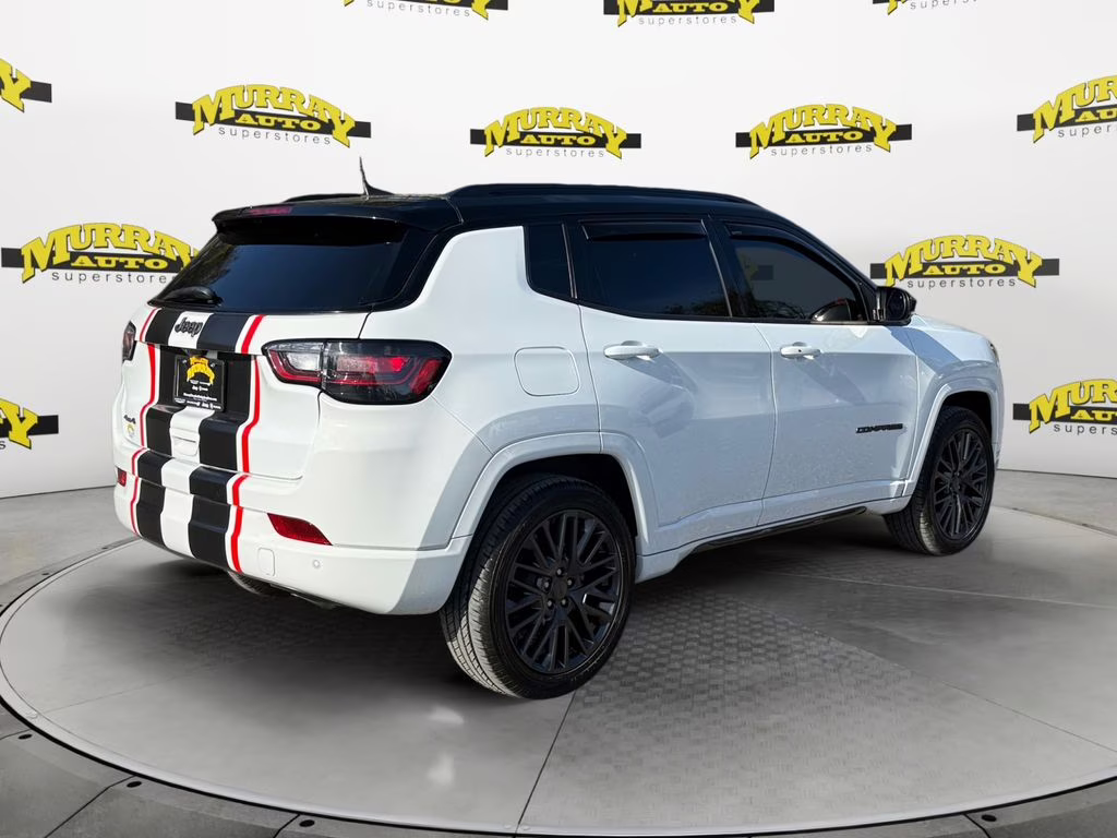 2023 Bright White Clearcoat Jeep Compass High Altitude 4X4 SUV
