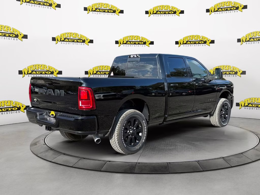 2025 Diamond Black Crystal Pearlcoat Ram 2500 Laramie 4X4 Truck