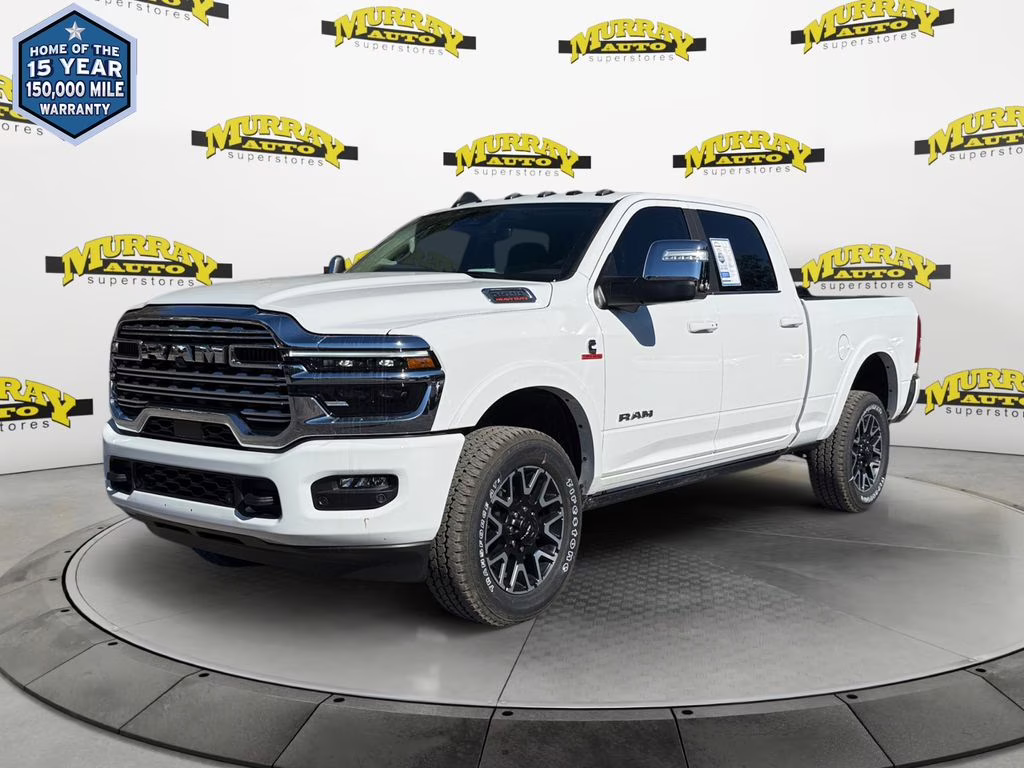 2026 Bright White Clearcoat Ram 2500 Limited Longhorn 4X4 Truck