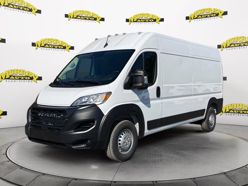 2026 Bright White Clearcoat Ram ProMaster 2500 High Roof FWD Van