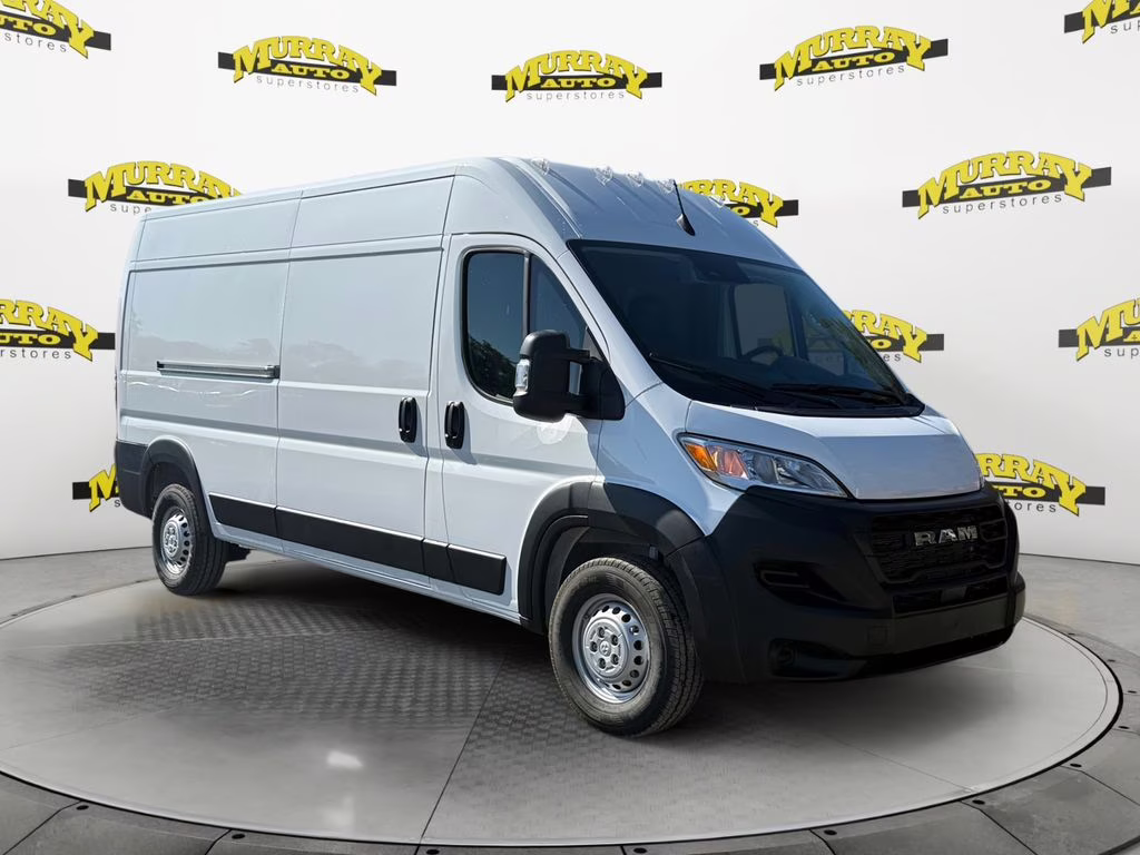 2026 Bright White Clearcoat Ram ProMaster 2500 High Roof FWD Van