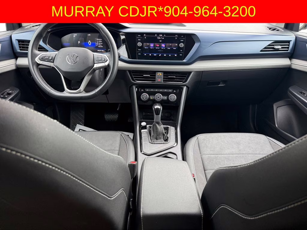 2024 Pure White Volkswagen Taos 1.5T SE FWD SUV