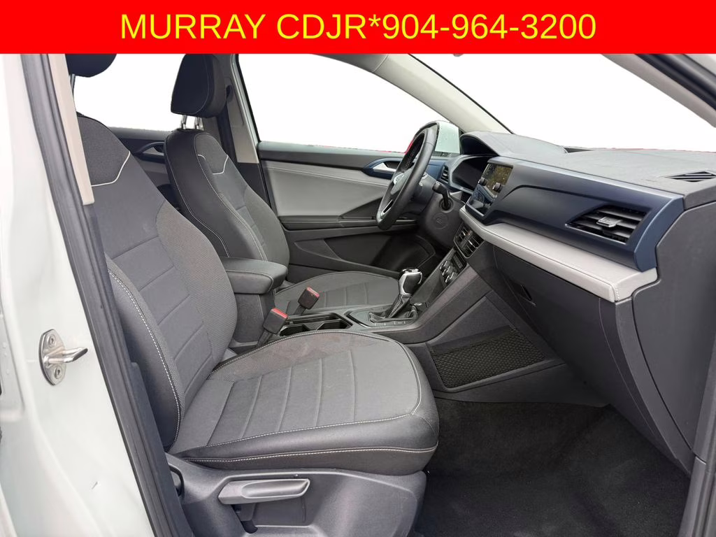 2024 Pure White Volkswagen Taos 1.5T SE FWD SUV