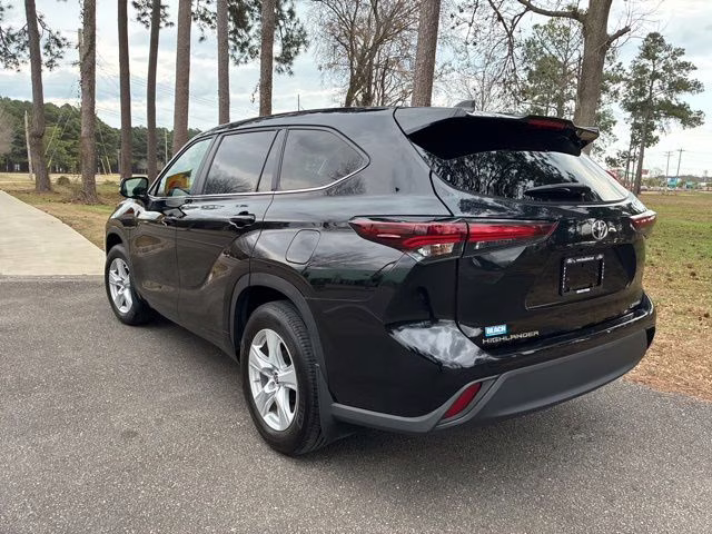 2024 Midnight Black Metallic Toyota Highlander LE AWD SUV