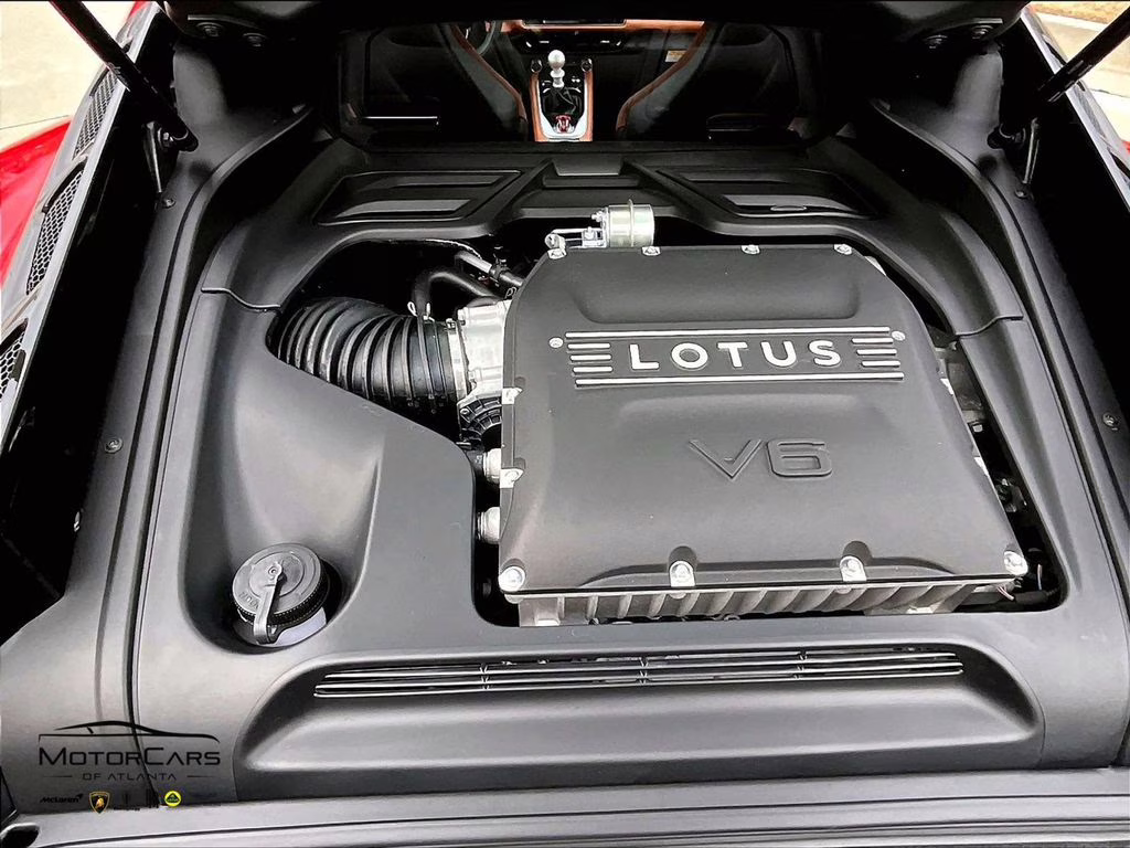 2026 Vivid Red Lotus Emira V6 SE RWD Coupe