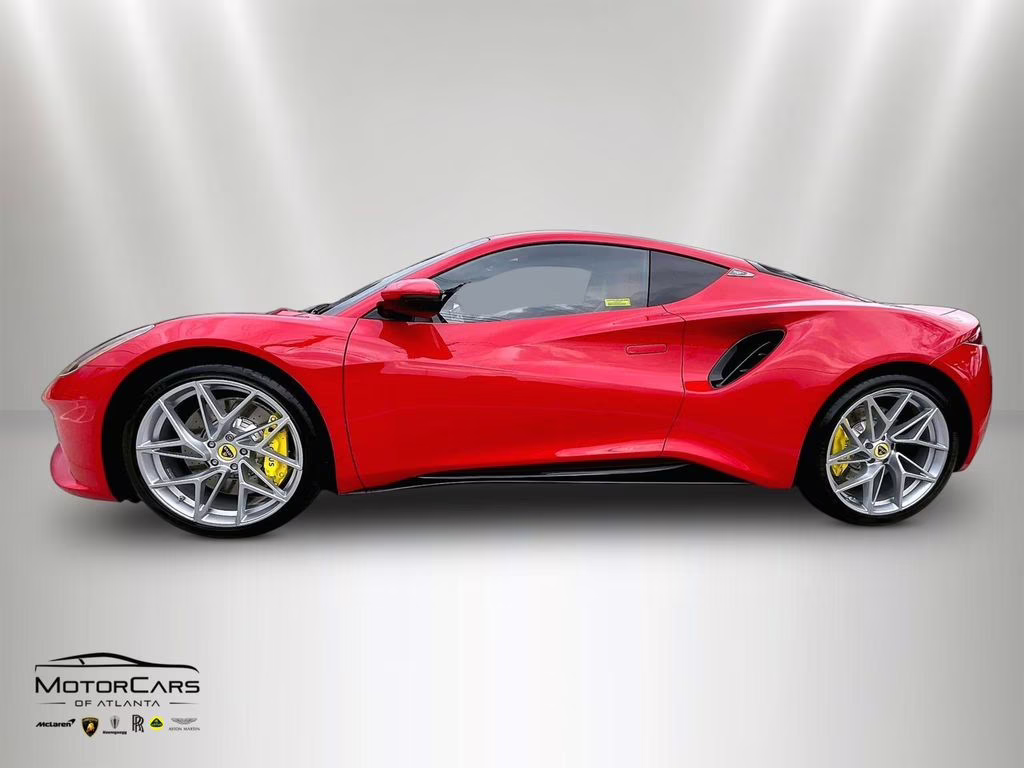2026 Vivid Red Lotus Emira V6 SE RWD Coupe
