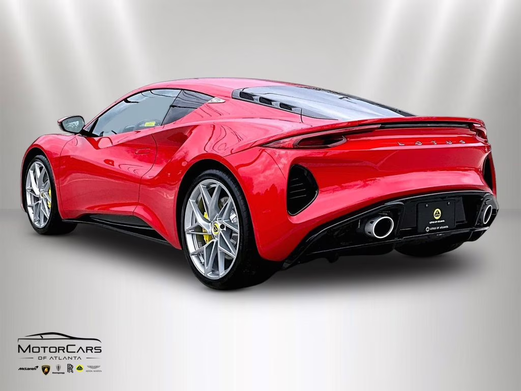 2026 Vivid Red Lotus Emira V6 SE RWD Coupe