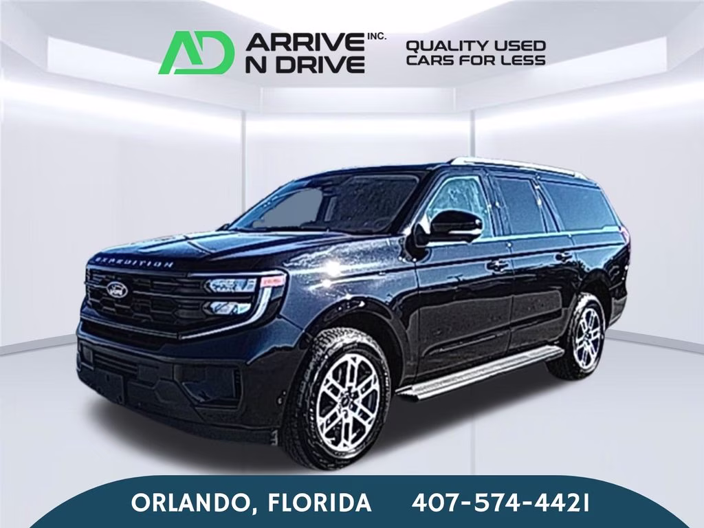 2025 Black Metallic Ford Expedition Max Active 4X4 SUV