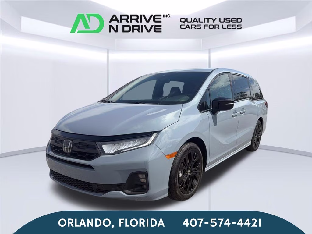 2025 White Honda Odyssey Sport-L FWD Van