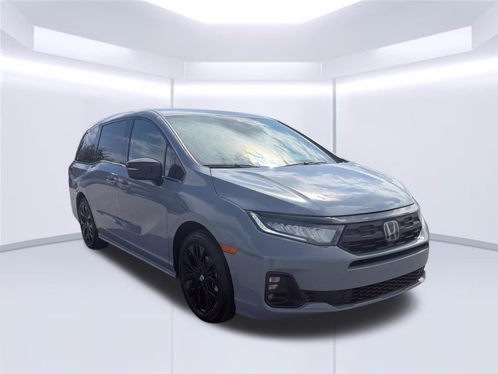 2025 White Honda Odyssey Sport-L FWD Van