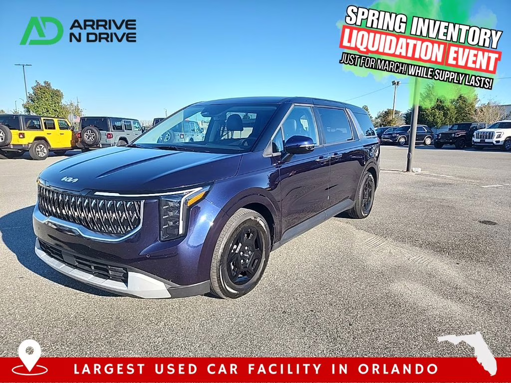 2025 Deep Chroma Blue Kia Carnival LXS FWD Van