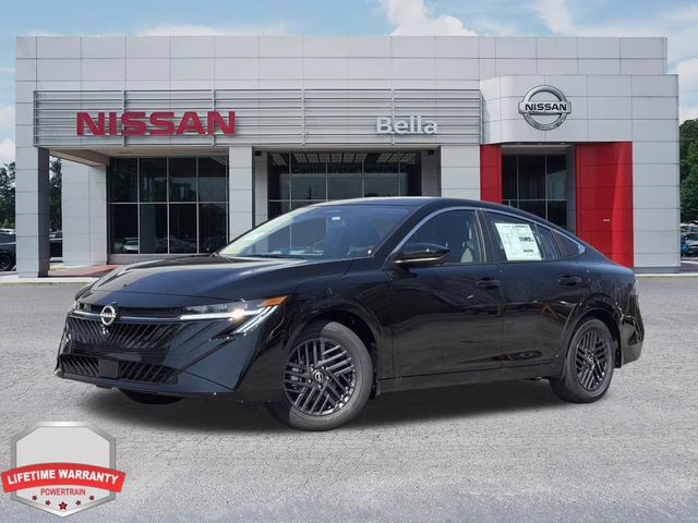 2026 Super Black Nissan Sentra SV FWD Sedan