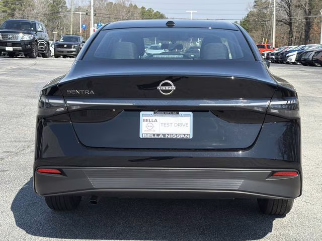 2026 Super Black Nissan Sentra SV FWD Sedan