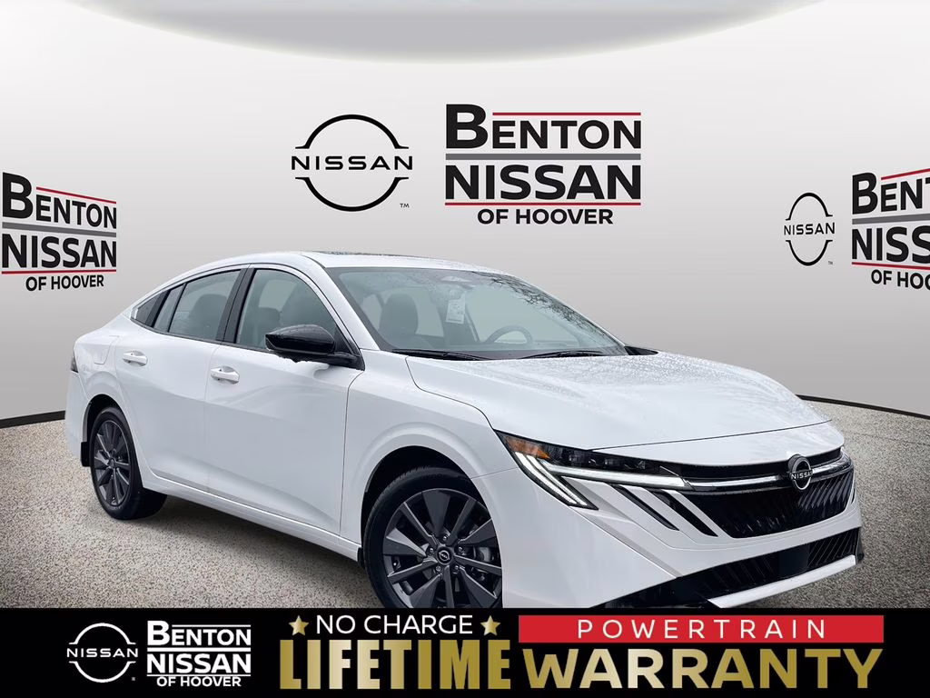 2026 Aspen White Tricoat Nissan Sentra SL FWD Sedan