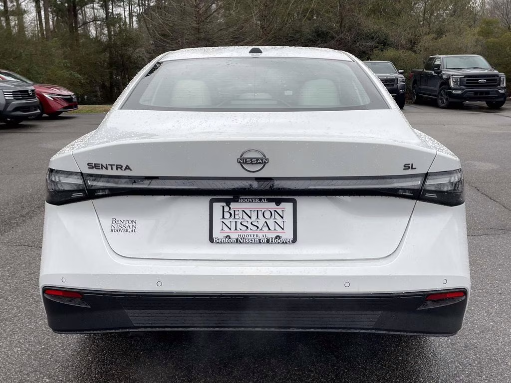 2026 Aspen White Tricoat Nissan Sentra SL FWD Sedan