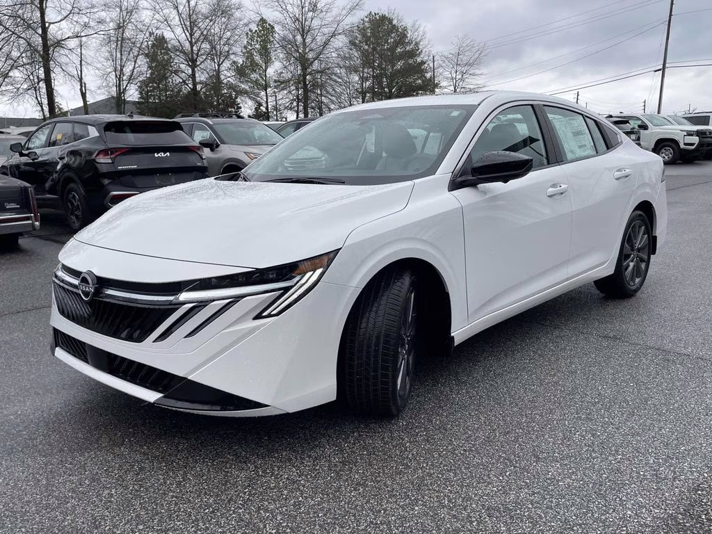 2026 Aspen White Tricoat Nissan Sentra SL FWD Sedan