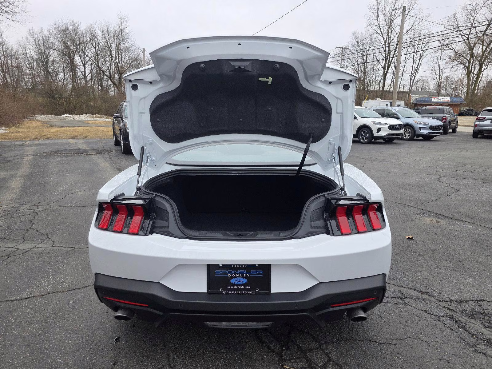 2025 Oxford White Ford Mustang EcoBoost Premium RWD Fastback